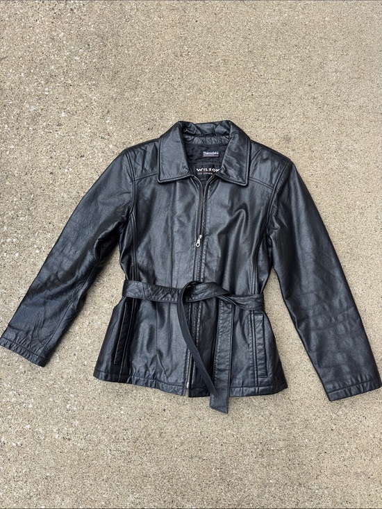 Wilsons Leather Jackets & Blazers - Vintage Wilsons Leather Thinsulate Leather Jacket Size M